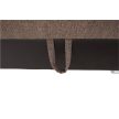 ülőgarnitúra U alakban, szövet barna/textilbőr barna, balos, EMILY U
