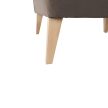 Fotel-füles, taupe-szürke-barna/bükk, RODEZA