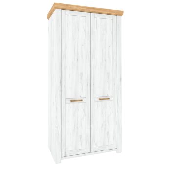   Akasztós szekrény F, tölgy craft arany/tölgy craft fehér, SUDBURY