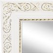 Álló tükor, fehér/arany dísz, LAVAL