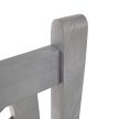 Fából készült kerti pad, szürke, 150 cm, FABLA