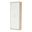 Zárt polcos szekrény, sonoma tölgy/fehér, JOHAN 2 NEW 05