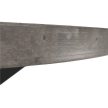 Étkezőasztal, beton/fekete, átmérő 120 cm, MEDOR