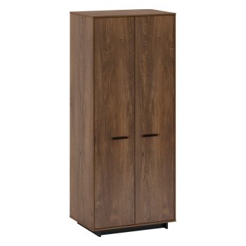 Akasztós szekrény, bolzano tölgy/fekete, DELIS F