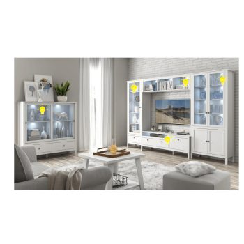   LED világítás, 2-pontos, fehér, OLJE/TIFFY/HELIO/ESENA/BENOL/VELIS