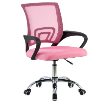 Irodai szék, rózsaszín/fekete, DEX 4 NEW