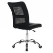 Irodai fotel, fekete/króm, IDOR 2 NEW