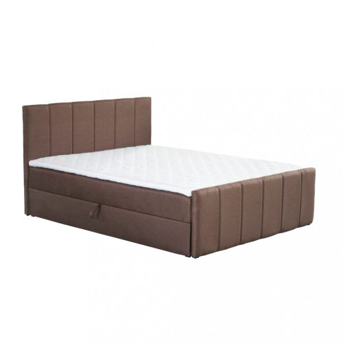 Boxspring ágy, 160x200, barna, STAR