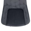 Design fotel, szürke Velvet szövet, VERIO
