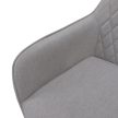 Design fotel, világosszürke/fekete, OSKOR