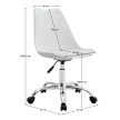 Irodai szék, fehér, DARISA 2 NEW