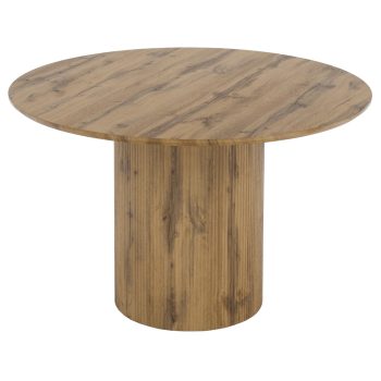 Étkezőasztal, tölgy, átmérő 120 cm, MAHIR TYP 2