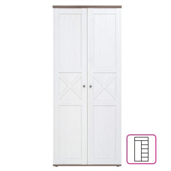   Szekrény, canyon fenyő/sonoma trüffel tölgy, TEINA SZF2D006