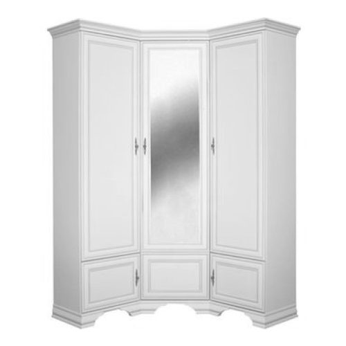 Sarokszekrény, alpesi fehér, KENTAK SZFN5D