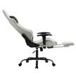 Irodai/gamer szék, fehér/fekete, teherbírás 150 kg, PAPIBAS