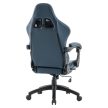 Irodai/gamer szék, kék, teherbírás 150 kg, SAMIE
