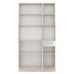 Hatajtós szekrény, sonoma tölgy/fehér, PELION NEW