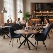 Design fotel, fekete Velvet szövet, VERIO NEW