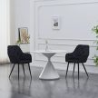 Design fotel, fekete Velvet szövet, VERIO NEW