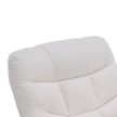 Állítható masszázs fotel, fehér, HUDSON