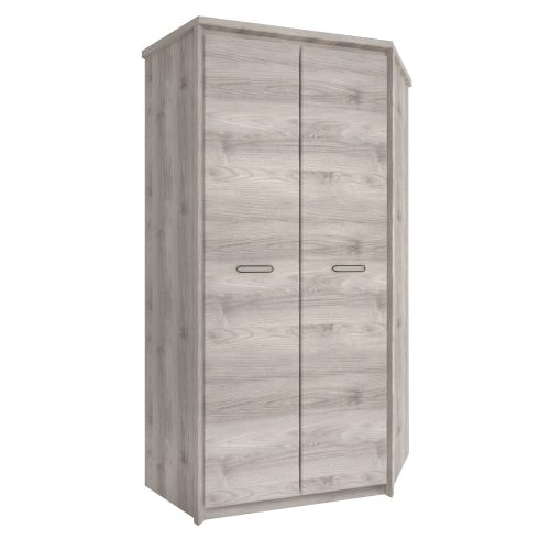 Sarokszekrény 2D, nairobi gesztenye, JESI NEW