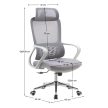 Irodai szék, szürke, FOSTER TYP 1