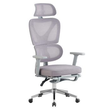 Irodai szék, szürke/króm, DEMOS