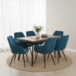 Design fotel, türkiz Velvet szövet, VERIO NEW