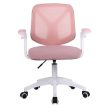 Irodai szék, rózsaszín/fehér, SOLARI