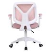 Irodai szék, rózsaszín/fehér, SOLARI