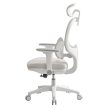 Irodai szék, szürke/fehér, ABRAMO