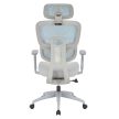 Irodai szék, neomint/világosszürke/szürke, teherbírás 150 kg, ERMEN