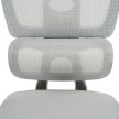 Irodai szék, világosszürke/szürke, teherbírás 150 kg, ERMEN