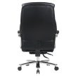 Irodai szék, fekete ekobőr/króm, teherbírás 150 kg, URIEN