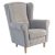 Füles fotel, szürke szövet Coral, CHARLOT