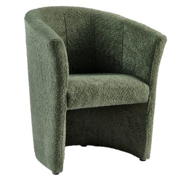 Klub fotel, zöld Coral anyag, CUBA