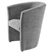 Klub fotel, szürke Coral anyag, CUBA