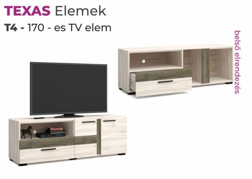 TEXAS (T4) 170 cm TV elem